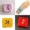 Couver Custom Sweatbands, Event Wristband Custom, Custom Number Terry Wristband view 3