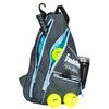 Franklin Sports Pickleball Sling Bag Official Pickleball Bag of The U.S. Open Pickleball Championships Adjustable Gray/Blue view 3
