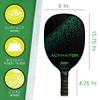 Franklin Sports Pickleball Paddle - Activator Wood Pickleball Paddle - USAPA Approved Paddle - Green view 4
