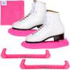 CRS Cross Ice Skate Guards, Soakers and Towel Gift Set. Essential Ice Skating Hard Guard and Soft Skate Blade Cover Accessories for Figure Skating or Hockey (Power Pink, Large) view 1