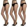 WEANMIX 3 Pcs Fishnet Stockings Lace Patterned Tights High Waist Pantyhose Fishnets for Women view 1