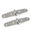 2Pieces of 316 SS Marine Grade 4'in x 1in Casting Strap Hinge for Boat and AUTO view 1
