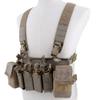 OAREA Camouflage Tactical Vest + MOLLE Military Day Pack Bag for Airsoft Shooting Airsoft Paintball CS Games view 2