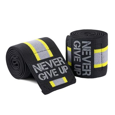 YOUFINE Professional Elastic Elbow Wraps Straps Elbow Support Compression Protection Brace for Bodybuilding Workout Powerlifting Men Gym (Five Stripe, Black)