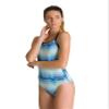 ARENA Multicolor Stripes Light Drop Back One Piece Swimsuit, Navy-Multi, 22 view 1