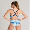 ARENA Multicolor Stripes Light Drop Back One Piece Swimsuit, Navy-Multi, 22 view 2