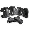 Kids/Adult/Youth Knee and Elbow Pads with Wrist Guards 3 in 1 Protective Gear Set for Skateboarding Cycling BMX Bike Scooter Skating Rollerblading Riding (Black, Large (14 Years - Adult)) view 1