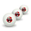 GRAPHICS & MORE Harley Quinn Character Novelty Table Tennis Ping Pong Ball 3 Pack view 1