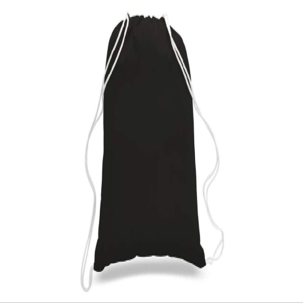Custom Printed Drawstring Bag from CustomShirtStore.com (Black)