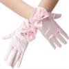 LeJulyeekay Girls Satin Gloves Princess Gloves for Kids Party Gloves Wedding, Formal Pageant view 1