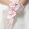 LeJulyeekay Girls Satin Gloves Princess Gloves for Kids Party Gloves Wedding, Formal Pageant view 2