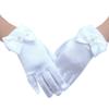 LeJulyeekay Flower Girls Gloves Pageant Lace Wrist Length Lace Wedding Dress Gloves 5-12Yrs view 1
