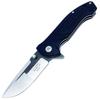 Herbertz German 440 Stainless Steel Folding Pocket Knife Ball-Bearing Lock, G-10 Handle, Unique Blade Space Grey Complex Stonewashed Finish, Good for EDC Outdoor view 1