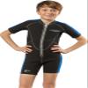 Cressi Lido 2 mm Jr Short Sleeves Short Wetsuits, Black/Blue, 2XS view 1