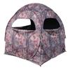 HME Spring Steel Unisex Portable 2 Person Pop Up Jm Camo Bow Shooting Deer Hunting Hub Ground Blind with Full-Width Windows & Silent Zippers view 1