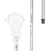 Signature Lacrosse Stick - Metal Shaft - Players Lacrosse Stick (Silver/Black/White, 60) view 1