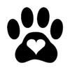 PRS Vinyl Dog Paw Heart Double Sided Stainless Steel Keychain Key Ring Chain Holder Car/Key Finder view 3
