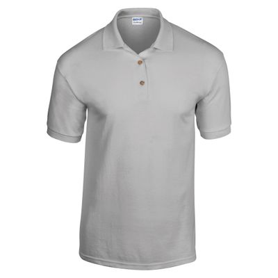 Gildan DryBlend Childrens Unisex Jersey Polo Shirt (Pack of 2) (L) (Sport Grey)