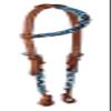 PRORIDER Horse Show Bridle Western Leather Headstall 79RT08HA view 2