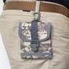 Agoz Molle Tactical Belt Waist Pouch for Latex Glove - Strobe Flash Light GPS - Electronic Keys - Rescue Pouch Holster Holder Case (Camo) view 4