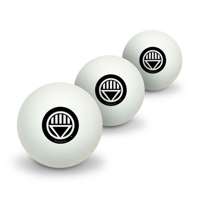GRAPHICS & MORE Green Lantern Blackest Night Black Lantern Logo Novelty Table Tennis Ping Pong Ball 3 Pack