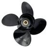 Aluminum Outboard Cupped Propeller Boat Prop 4 Blades 13x17 Replacement for BRP,Johnson,EVINRUDE,E-TEC 40-140HP 2-Stroke 13 Spline Tooth view 1