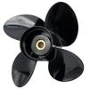 Aluminum Outboard Cupped Propeller Boat Prop 4 Blades 13x17 Replacement for BRP,Johnson,EVINRUDE,E-TEC 40-140HP 2-Stroke 13 Spline Tooth view 3