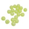 200pcs/pack Soft Rubber Luminous Fishing Beads Round Plastic Rig Glowing Green Beads 3mm Carp Fishing Gear Accessory