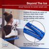 CRS Cross Ice Skate Guards, Soakers and Towel Gift Set. Essential Ice Skating Hard Guard and Soft Skate Blade Cover Accessories for Figure Skating or Hockey (Blade Blue, Small) view 4