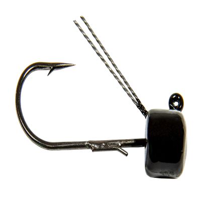 Z-Man FPHW13-02PK4 Pro Shroomz Weedless 1/3oz 4Pk - Black, Multi, One Size