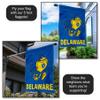 Delaware Blue Hens YoUDee Mascot Double Sided House Flag view 4