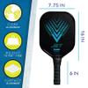 Franklin Sports Pickleball Paddle - Aluminum - Jet - Blue - USAPA Approved view 4