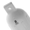 T-H Marine Ribbed Boat Fender | Premium Marine Grade PVC | Two Eye Holes for Horizontal or Vertical Deployment | 5.5" x 20", White view 2
