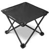 Forbidden Road Camping Stool Portable Footrest for Hiking Fishing Backpacking Beach Travel - Capacity 220lbs (Black, 14.17 * 11.8 inch) view 1