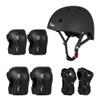 JBM Adult & Youth Skating Protective Gear Set, Skateboard Helmet, Knee Pads and Elbow Pads with Wrist Guards Set for Inline Roller Skating, Scootering, Skateboarding view 1