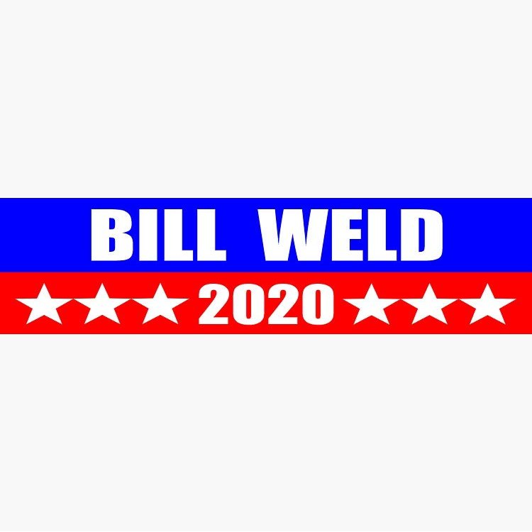 Bill Weld for President 2020 Sticker Decal Mug Shirt Republican - Sticker Graphic - Political Funny Bumper Sticker for Cars Windows Trucks