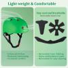KAMUGO Kids Adjustable Helmet, Suitable for Toddler Kids Ages 2-8 Boys Girls, Multi-Sport Safety Cycling Skating Scooter Helmet (Mint Green, Small) view 4