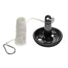 T-H Marine Mushroom Anchor Kit | Includes 5/16" X 50' Polypropylene Anchor Line with Hook | Vinyl Coated, 10LB view 1
