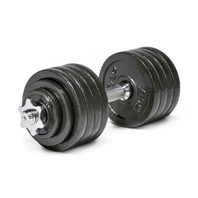 CAP Barbell 52.5 lb Adjustable Dumbbell Set - Single | Classic Adjustable Dumbbells with Weight Plates, Star Lock Collars, and Connector for Home Gym Strength Training