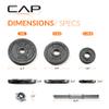 CAP Barbell 52.5 lb Adjustable Dumbbell Set - Single | Classic Adjustable Dumbbells with Weight Plates, Star Lock Collars, and Connector for Home Gym Strength Training view 3