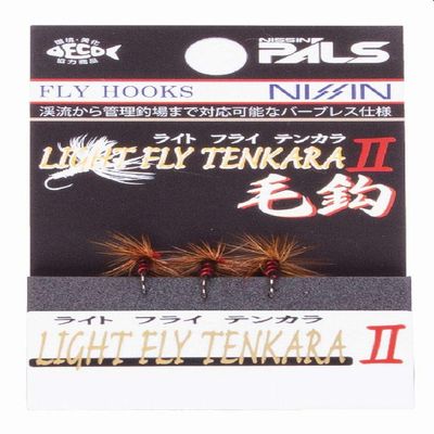 Uzaki Nissin Fly Light Fly Tenkara Hair Hook II Regular BL-B #14
