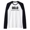00.0 Just Here To Cheer Running Spectator Raglan Baseball Tee view 1