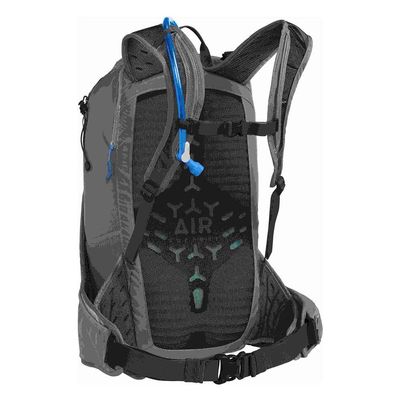 CamelBak Women's Shasta Hike Hydration Pack - Integrated Rain Cover , Castlerock Grey/Lake Blue, 100 oz