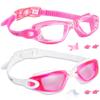 EverSport Kids Swim Goggles, Pack of 2 Swimming Goggles for Children Teens, Anti-Fog Anti-UV Youth Swim Glasses Leak Proof for Age4-16 view 1