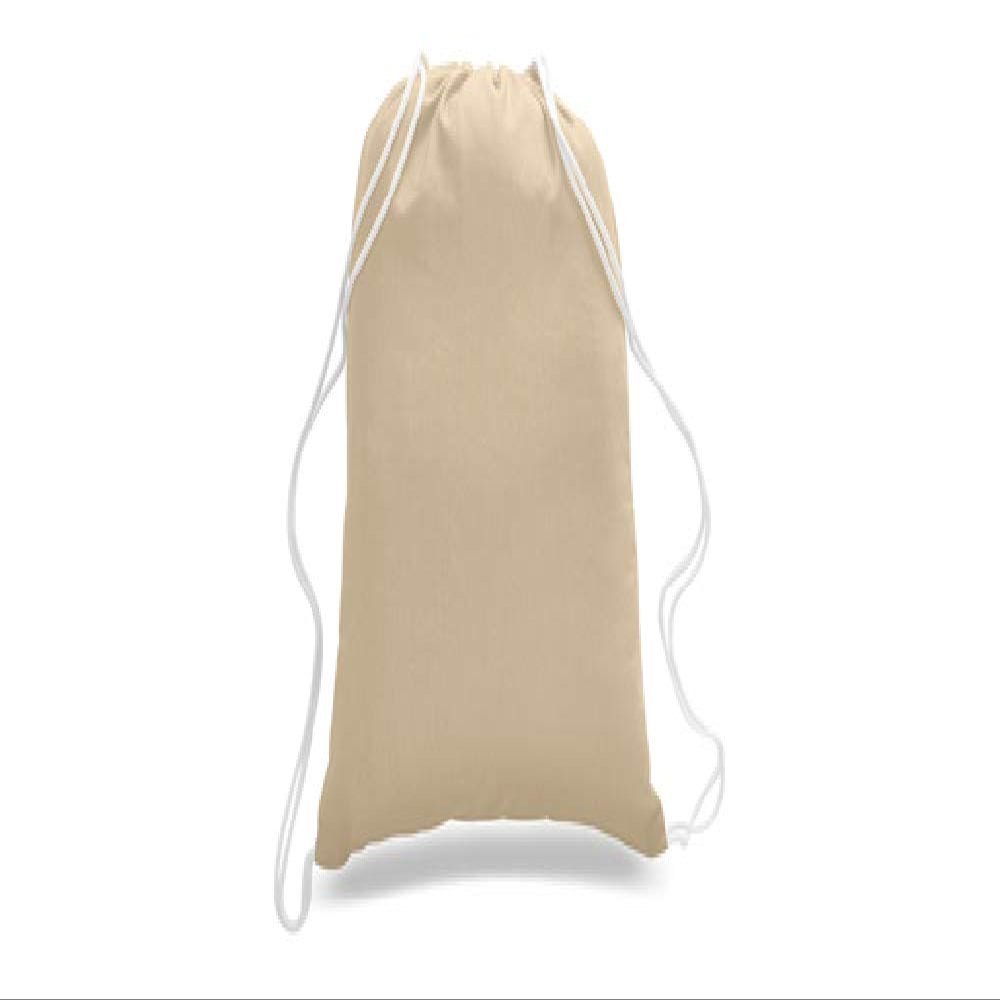 Custom Printed Drawstring Bag from CustomShirtStore.com (Natural)