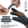 K-LO Goalkeeper Gloves: Savage Blackout Soccer Goalie Gloves - Black/Orange Size 7 (Unisex, Youth, Kids & Adult) - Fingersaves for Protection | Strong Grip Palm view 4