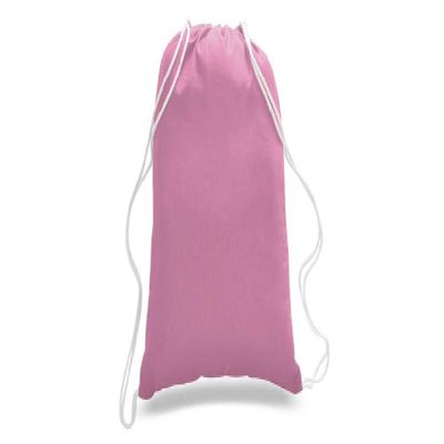 Custom Printed Drawstring Bag from CustomShirtStore.com (Azalea)