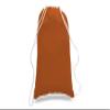 Custom Printed Drawstring Bag from CustomShirtStore.com (Texas Orange) view 1