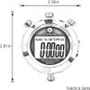 Rolilink Stopwatch,Metal Stop Watch for Sports Stopwatches Timer for Sports and Competitions (2 Lap with Backlight-Metal) view 4