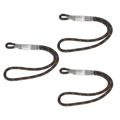 GM CLIMBING 12in 6mm Prusik Loop Pre-Sewn for Climbing Arborist Rescue Mountaineering General Outdoor Use (Red, Pack of 3)
